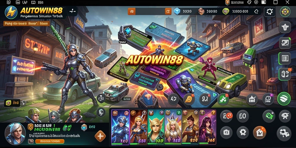 Tampilan gameplay <strong>AUTOWIN88</strong> yang menarik dengan simulasi realistik.