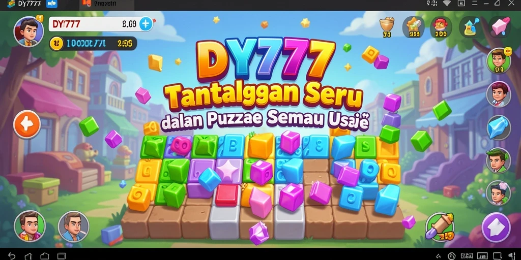 Tampilan gameplay DY777 dengan teka-teki memikat dan interaksi yang seru.