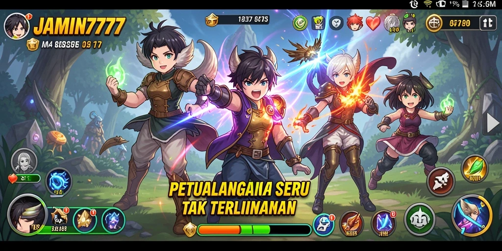 Tampilan gameplay menarik dari JAMIN777 yang penuh aksi.