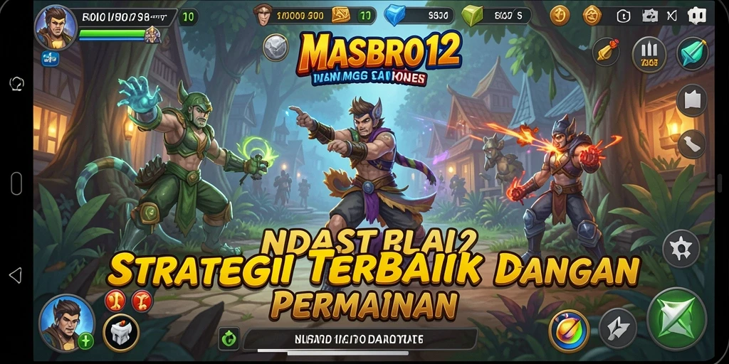 Tampilan gameplay yang menegangkan dan mendebarkan dari MASBRO12.