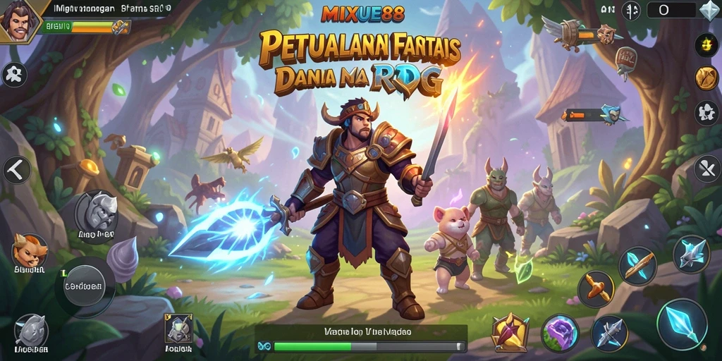 Tampilan gameplay RPG MIXUE88 yang mengasyikkan dan penuh aksi.
