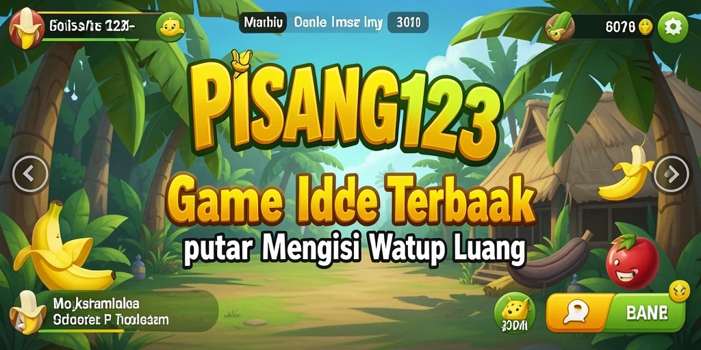 Tampilan gameplay PISANG123 yang santai dan menghibur.