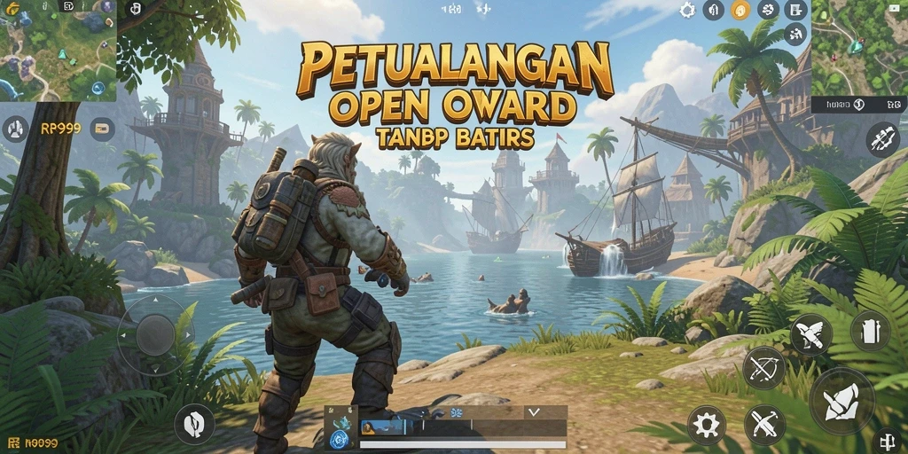 Gameplay seru dalam dunia Open World yang luas.
